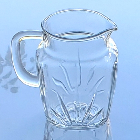 Vntg "Star" Clear 56oz Pitcher by Federal Glass - Picture 3 of 11